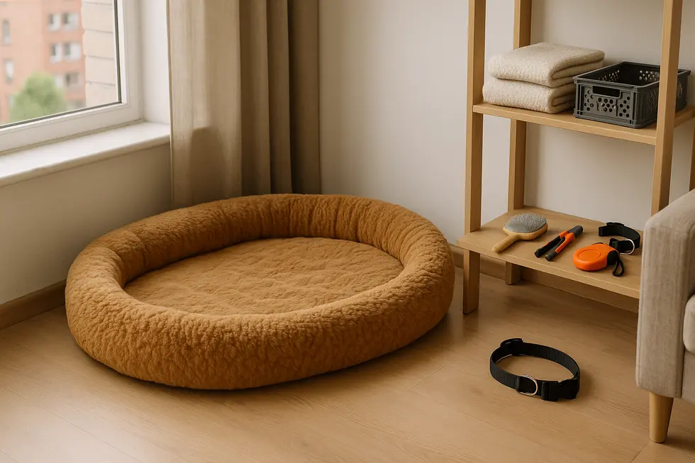 A convenient indoor toilet solution for apartment dogs.